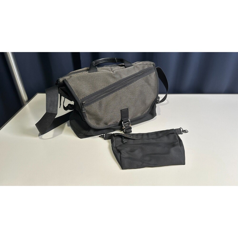 WaterField Designs Cargo Laptop Messenger Bag Indium Cobra Buckle USA + Pouch